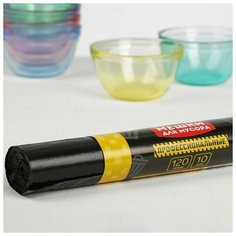 Мешки для мусора профессиональные 120 л, 35 мкм, ПВД, 70×120 см, 10 шт, цвет чёрный Домашний Сундук