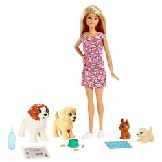 Игровой набор «Кукла и щенки Mattel