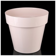 Кашпо со вставкой «Порто», 15 л, цвет жемчужный Plast Avenue