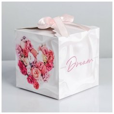 Коробка складная Dream, 12 × 12 × 12 см Дарите счастье