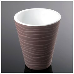 Кашпо со вставкой «Валенсия», 2,8 л, цвет мокко Plast Avenue