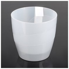 Кашпо со вставкой «Грация», 2,8 л, прозрачный Plast Avenue