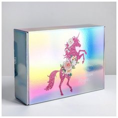 Складная коробка Love dream, 30,5 × 22 × 9,5 см Дарите счастье