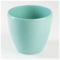 Кашпо со вставкой «Деко Твин», 1,5 л, цвет нефрит Santino