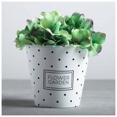 Кашпо Flower garden, 0,8 л, 11 х 12 см Дарите счастье