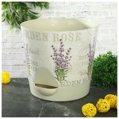 Кашпо с прикорневым поливом «Ника Деко. Лаванда», 2,7 л Idea (М Пластика)