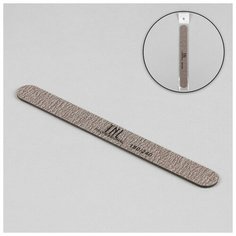 Пилка- наждак, абразивность 180/240, 18 см, цвет коричневый TNL Professional