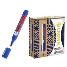 Маркер перманентный 3.0 мм, Crown Multi Marker, пулевидный, синий