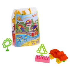 Конструктор «Строитель», 68 деталей Полесье