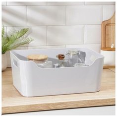 Корзина для хранения Scandi, 10 л, 34×24×14 см, цвет тёмно- серый Econova