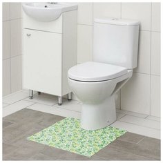 Коврик для туалета из вспененного ПВХ, 50×52 см Вилина