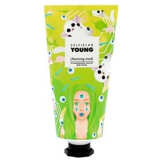Очищающая маска для лица SelfieLab YOUNG на основе голубой глины, 50г