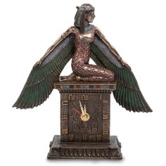 Часы Исида - богиня материнства и плодородия Высота: 24 см Veronese
