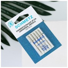 Иглы для бытовых швейных машин, универсальные, №100, 5 шт Schmetz