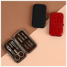 Набор маникюрный, 6 предметов, цвет микс Queen Fair