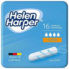 Тампоны безаппликаторные Helen Harper, Super, 16 шт