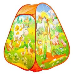 Палатка «Веселая ферма», в сумке, 81х91х81см Играем вместе
