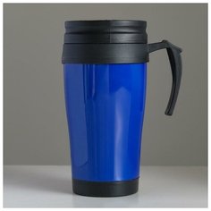 Термокружка 380 мл "Визави" 12х17 см, синяя Take It Easy