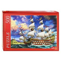 Пазл «Старинный парусник», 500 элементов Рыжий кот
