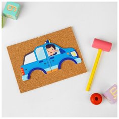 Логическая головоломка. Серия «Транспорт Лесная мастерская