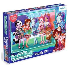 Пазл «Лесная прогулка», с наклейками, 104 элемента Origami