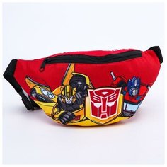 Cумка на пояс Трансформеры, 25*6*13, отд на молн, без подклада, красно/черный Hasbro