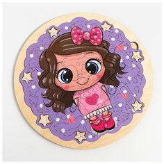 Фигурный пазл в рамке "Милашка" артикул DP018 ТУРБО ДЕТКИ