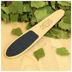 Добропаровъ Терка для ног пилка банная "Добропаровъ" абразивная (150/80), 16.3х3.4х0.4см