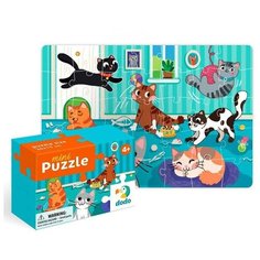 Пазл- мини «Котики», 35 элементов Dodo