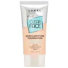 Lamel Professional Тональный крем OhMy Clear Face, 40 мл, оттенок: 401 soft beige