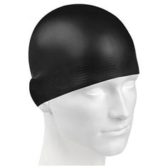 Шапочка для плавания SOLID, M0565 01 0 01W, чёрный MAD Wave