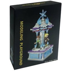 Конструктор Выставка для фигурок Disney Холодное Сердце 198 деталей Shuang Xiang