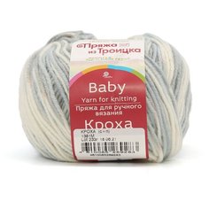 Пряжа из Троицка Кроха принт, секц. 50гр. 135м. (20%шерсть, 80%акрил) (1381м), 10 шт Троицкая камвольная фабрика