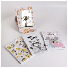 Зеркало настольное, зеркальная поверхность 10,5 × 15,5 см, рисунок микс Queen Fair