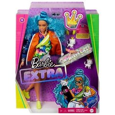 Кукла Барби «Экстра» с голубыми волосами Mattel