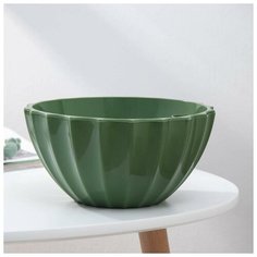 Кашпо с автополивом «Ракушка», 2,4 л, цвет зелёный Plast Avenue