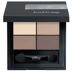 IsaDora Мини-палетка теней для век Eye shadow quartet 01 Muddy Nudes