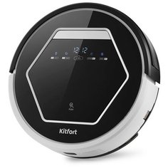 Робот-пылесос Kitfort КТ-553 черный/белый