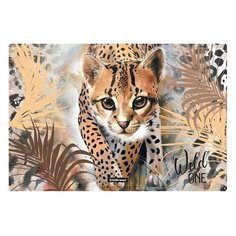 Накладка на стол пластиковая, А3, 430 х 290 мм, 550 мкм, Wild Cat Erich Krause