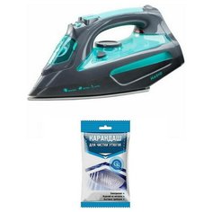 Утюг MAGIO MG-533 plus голубой + карандаш для чистки (подарок)