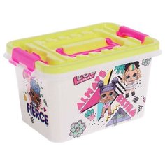 Контейнер «LOL Surprise» 4 л, прямоугольный с крышкой Alternativa