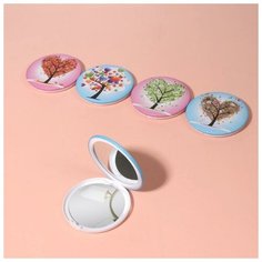 Зеркало складное «Деревья», рисунок микс Queen Fair