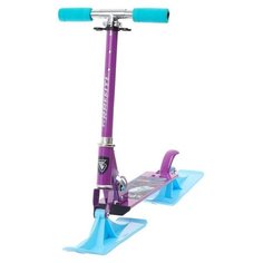 Самокат- снегокат зимний 2 в 1 Space is waiting Graffiti