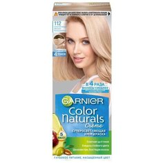 GARNIER Color Naturals стойкая питательная крем-краска 5 масел, 112 суперосветляющий жемчужно-платиновый блонд, 112 мл