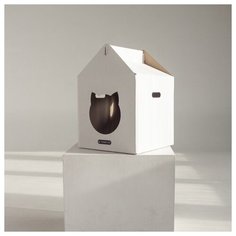 Домик из картона для котиков от Tommy Cat