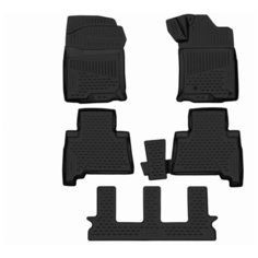 Коврики 3D в салон подходят для TOYOTA Land Cruiser Prado 2009-> П. Р внед 5шт. (полиуретан) Element