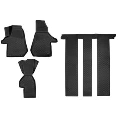 Коврики 3D в салон подходят для VOLKSWAGEN Multivan 2019 - >, 4шт. (полиуретан) Element