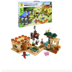 Конструктор "Патруль разбойников" Майнкрафт minecraft 726 деталей светящийся с LED- подсветкой Renzaima