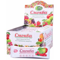 Смоква фруктовая пастила Яблочно- малиновая