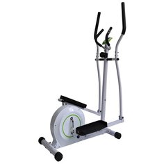 Эллиптический тренажер DFC E504H/HB/HWO, белый/зеленый